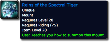 Reins of the Spectral Tiger