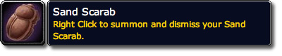 Sand Scarab Pet