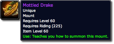 Mottled Drake WoW Mount