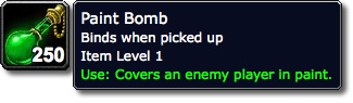 Paint Bomb WoW Loot