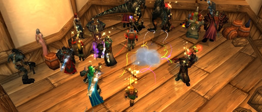 WoW TCG Party Grenade explodes in Stormwind Auction House